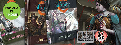 AFFINITY: Three sci-fi/fantasy campaign settings for 5E AFFINITY: Three sci-fi/fantasy campaign settings for 5E