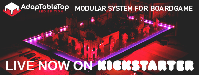 AdapTableTop LED EDITION a modular tabletop for board gamers