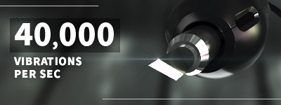 CtrlAX | Premium Ultrasonic Cutter | 40,000 Vibrations/Sec.